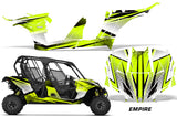 UTV Decal Graphic Kit Wrap For Can-Am Maverick MAX 1000R 4 Door 2017-2018 EMPIRE MANTA GREEN