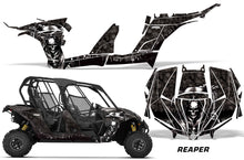 Load image into Gallery viewer, UTV Decal Graphic Kit Wrap For Can-Am Maverick MAX 1000R 4 Door 2017-2018 REAPER BLACK-atv motorcycle utv parts accessories gear helmets jackets gloves pantsAll Terrain Depot