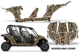 UTV Decal Graphic Kit Wrap For Can-Am Maverick MAX 1000R 4 Door 2017-2018 WOODLAND CAMO-atv motorcycle utv parts accessories gear helmets jackets gloves pantsAll Terrain Depot