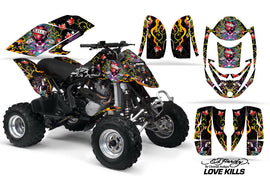 ATV Graphics Kit Decal Quad Wrap For Can-Am Bombardier DS650 DS 650 EDHLK BLACK-atv motorcycle utv parts accessories gear helmets jackets gloves pantsAll Terrain Depot