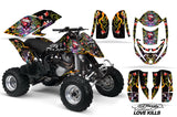 ATV Graphics Kit Decal Quad Wrap For Can-Am Bombardier DS650 DS 650 EDHLK BLACK