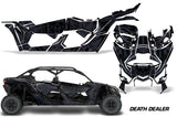 Full Graphics Kit Decal Wrap For Can-Am Maverick X3 MAX DS RS 4D 2016+ DEATH DEALER