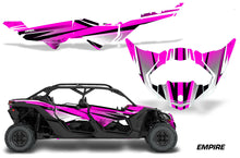 Load image into Gallery viewer, Half Graphics Kit Decal Wrap For Can-Am Maverick X3 MAX DS RS 4D 2016+ EMPIRE PINK-atv motorcycle utv parts accessories gear helmets jackets gloves pantsAll Terrain Depot
