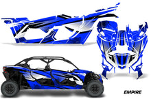 Load image into Gallery viewer, Full Graphics Kit Decal Wrap For Can-Am Maverick X3 MAX DS RS 4D 2016+ EMPIRE BLUE-atv motorcycle utv parts accessories gear helmets jackets gloves pantsAll Terrain Depot