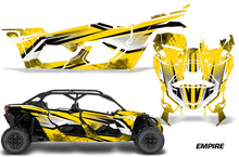 Load image into Gallery viewer, Full Graphics Kit Decal Wrap For Can-Am Maverick X3 MAX DS RS 4D 2016+ EMPIRE YELLOW-atv motorcycle utv parts accessories gear helmets jackets gloves pantsAll Terrain Depot