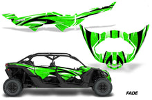 Load image into Gallery viewer, Half Graphics Kit Decal Wrap For Can-Am Maverick X3 MAX DS RS 4D 2016+ FADE GREEN-atv motorcycle utv parts accessories gear helmets jackets gloves pantsAll Terrain Depot