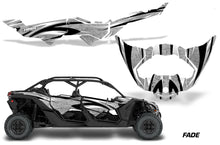 Load image into Gallery viewer, Half Graphics Kit Decal Wrap For Can-Am Maverick X3 MAX DS RS 4D 2016+ FADE SILVER-atv motorcycle utv parts accessories gear helmets jackets gloves pantsAll Terrain Depot