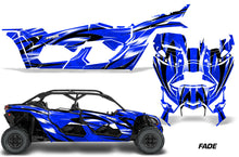 Load image into Gallery viewer, Full Graphics Kit Decal Wrap For Can-Am Maverick X3 MAX DS RS 4D 2016+ FADE BLUE-atv motorcycle utv parts accessories gear helmets jackets gloves pantsAll Terrain Depot