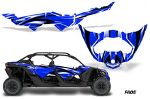Load image into Gallery viewer, Half Graphics Kit Decal Wrap For Can-Am Maverick X3 MAX DS RS 4D 2016+ FADE BLUE-atv motorcycle utv parts accessories gear helmets jackets gloves pantsAll Terrain Depot