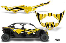 Load image into Gallery viewer, Half Graphics Kit Decal Wrap For Can-Am Maverick X3 MAX DS RS 4D 2016+ FADE YELLOW-atv motorcycle utv parts accessories gear helmets jackets gloves pantsAll Terrain Depot
