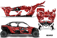 Load image into Gallery viewer, Full Graphics Kit Decal Wrap For Can-Am Maverick X3 MAX DS RS 4D 2016+ REAPER RED-atv motorcycle utv parts accessories gear helmets jackets gloves pantsAll Terrain Depot