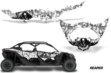 Load image into Gallery viewer, Half Graphics Kit Decal Wrap For Can-Am Maverick X3 MAX DS RS 4D 2016+ REAPER WHITE-atv motorcycle utv parts accessories gear helmets jackets gloves pantsAll Terrain Depot
