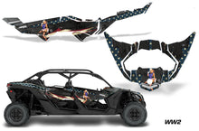 Load image into Gallery viewer, Half Graphics Kit Decal Wrap For Can-Am Maverick X3 MAX DS RS 4D 2016+ WW2-atv motorcycle utv parts accessories gear helmets jackets gloves pantsAll Terrain Depot