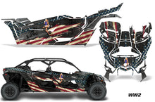 Load image into Gallery viewer, Full Graphics Kit Decal Wrap For Can-Am Maverick X3 MAX DS RS 4D 2016+ WW2-atv motorcycle utv parts accessories gear helmets jackets gloves pantsAll Terrain Depot