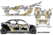 Load image into Gallery viewer, Full Graphics Kit Decal Wrap For Can-Am Maverick X3 MAX DS RS 4D 2016+ BULLETPROOF YELLOW-atv motorcycle utv parts accessories gear helmets jackets gloves pantsAll Terrain Depot