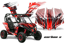 Load image into Gallery viewer, UTV Graphics Kit Decal Wrap For Can-Am BRP Maverick 1000 X/XT 2013-2016 CARBONX RED-atv motorcycle utv parts accessories gear helmets jackets gloves pantsAll Terrain Depot