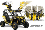 UTV Graphics Kit Decal Wrap For Can-Am BRP Maverick 1000 X/XT 2013-2016 CARBONX YELLOW