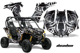 UTV Graphics Kit Decal Wrap For Can-Am BRP Maverick 1000 X/XT 2013-2016 DEADEN BLACK