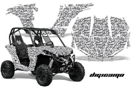 UTV Graphics Kit Decal Wrap For Can-Am BRP Maverick 1000 X/XT 2013-2016 DIGICAMO WHITE-atv motorcycle utv parts accessories gear helmets jackets gloves pantsAll Terrain Depot