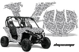 UTV Graphics Kit Decal Wrap For Can-Am BRP Maverick 1000 X/XT 2013-2016 DIGICAMO WHITE