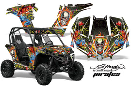 UTV Graphics Kit Decal Wrap For Can-Am BRP Maverick 1000 X/XT 2013-2016 EDHP GREEN-atv motorcycle utv parts accessories gear helmets jackets gloves pantsAll Terrain Depot