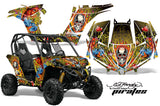 UTV Graphics Kit Decal Wrap For Can-Am BRP Maverick 1000 X/XT 2013-2016 EDHP YELLOW