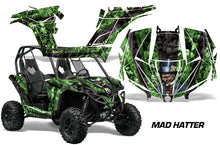 Load image into Gallery viewer, UTV Graphics Kit Decal Wrap For Can-Am BRP Maverick 1000 X/XT 2013-2016 HATTER BLACK GREEN-atv motorcycle utv parts accessories gear helmets jackets gloves pantsAll Terrain Depot