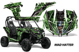 UTV Graphics Kit Decal Wrap For Can-Am BRP Maverick 1000 X/XT 2013-2016 HATTER BLACK GREEN