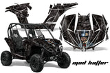 UTV Graphics Kit Decal Wrap For Can-Am BRP Maverick 1000 X/XT 2013-2016 HATTER BLACK