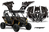 UTV Graphics Kit Decal Wrap For Can-Am BRP Maverick 1000 X/XT 2013-2016 REAPER BLACK