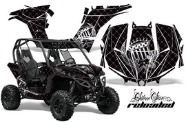 UTV Graphics Kit Decal Wrap For Can-Am BRP Maverick 1000 X/XT 2013-2016 RELOADED CHROME BLACK-atv motorcycle utv parts accessories gear helmets jackets gloves pantsAll Terrain Depot