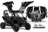UTV Graphics Kit Decal Wrap For Can-Am BRP Maverick 1000 X/XT 2013-2016 RELOADED CHROME BLACK