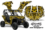 UTV Graphics Kit Decal Wrap For Can-Am BRP Maverick 1000 X/XT 2013-2016 HISH YELLOW