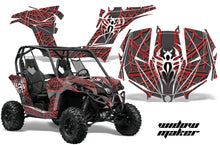Load image into Gallery viewer, UTV Graphics Kit Decal Wrap For Can-Am BRP Maverick 1000 X/XT 2013-2016 WIDOW RED BLACK-atv motorcycle utv parts accessories gear helmets jackets gloves pantsAll Terrain Depot