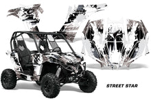 Load image into Gallery viewer, UTV Graphics Kit Decal Wrap For Can-Am BRP Maverick 1000 X/XT 2013-2016 STREET STAR WHITE-atv motorcycle utv parts accessories gear helmets jackets gloves pantsAll Terrain Depot