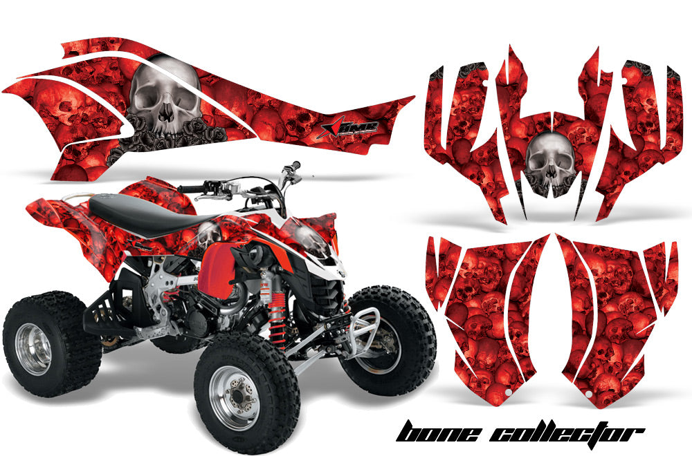 ATV Graphics Kit Quad Decal Wrap For Can-Am DS450 XMX XXC 2008-2016 BONES RED-atv motorcycle utv parts accessories gear helmets jackets gloves pantsAll Terrain Depot