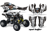 ATV Graphics Kit Quad Decal Wrap For Can-Am DS450 XMX XXC 2008-2016 HATTER BLACK WHITE