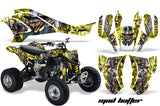 ATV Graphics Kit Quad Decal Wrap For Can-Am DS450 XMX XXC 2008-2016 HATTER YELLOW SILVER
