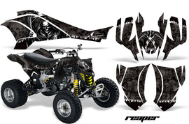 ATV Graphics Kit Quad Decal Wrap For Can-Am DS450 XMX XXC 2008-2016 REAPER BLACK-atv motorcycle utv parts accessories gear helmets jackets gloves pantsAll Terrain Depot