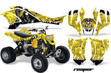 ATV Graphics Kit Quad Decal Wrap For Can-Am DS450 XMX XXC 2008-2016 REAPER YELLOW