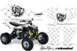 ATV Graphics Kit Quad Decal Wrap For Can-Am DS450 XMX XXC 2008-2016 RELOADED BLACK WHITE