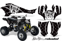 Load image into Gallery viewer, ATV Graphics Kit Quad Decal Wrap For Can-Am DS450 XMX XXC 2008-2016 RELOADED WHITE BLACK-atv motorcycle utv parts accessories gear helmets jackets gloves pantsAll Terrain Depot