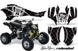 ATV Graphics Kit Quad Decal Wrap For Can-Am DS450 XMX XXC 2008-2016 RELOADED WHITE BLACK
