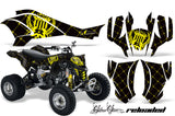 ATV Graphics Kit Quad Decal Wrap For Can-Am DS450 XMX XXC 2008-2016 RELOADED YELLOW BLACK