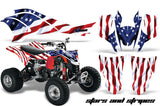 ATV Graphics Kit Quad Decal Wrap For Can-Am DS450 XMX XXC 2008-2016 USA FLAG