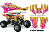 ATV Graphics Kit Quad Decal Wrap For Can-Am DS450 XMX XXC 2008-2016 TRIBAL PINK YELLOW