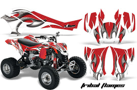 ATV Graphics Kit Quad Decal Wrap For Can-Am DS450 XMX XXC 2008-2016 TRIBAL WHITE RED-atv motorcycle utv parts accessories gear helmets jackets gloves pantsAll Terrain Depot
