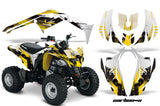 ATV Decal Graphics Kit Wrap For Can-Am DS250 DS 250 Bombardier 2006-2016 CARBONX YELLOW