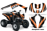 ATV Decal Graphics Kit Wrap For Can-Am DS250 DS 250 Bombardier 2006-2016 DIAMOND RACE ORANGE BLACK
