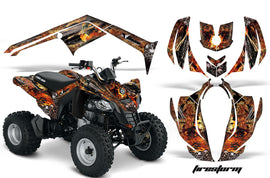 ATV Decal Graphics Kit Wrap For Can-Am DS250 DS 250 Bombardier 2006-2016 FIRESTORM BLACK-atv motorcycle utv parts accessories gear helmets jackets gloves pantsAll Terrain Depot
